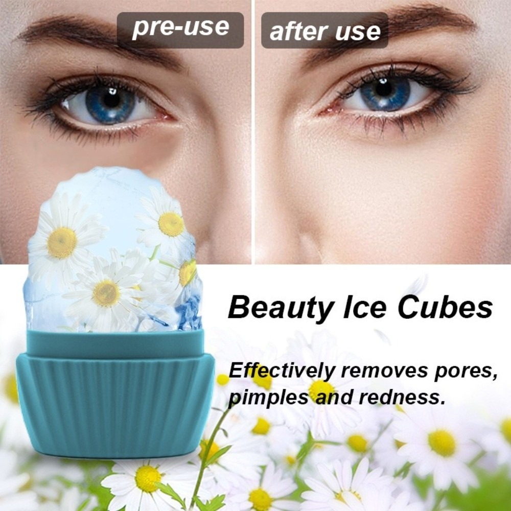Face Ice Roller Puffiness - Silicone Ice Face Roller Cooling Shrink
