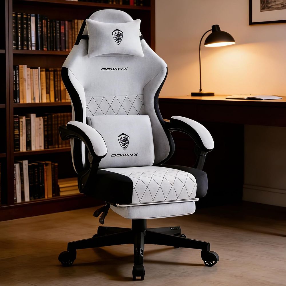 Massage - Gaming Chair with ket Spring Cushion,