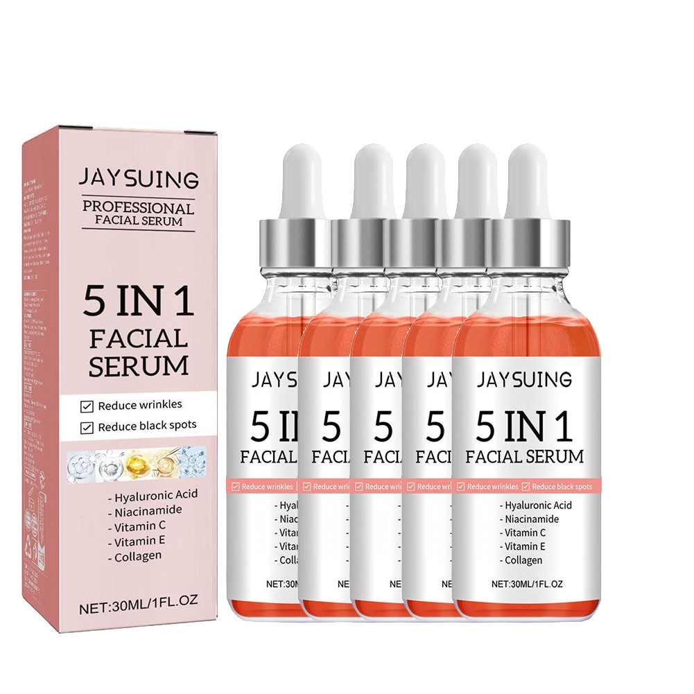 Hyaluronic Acid Facial Serum - 5-in-1 Vitamin C & Hyaluronic Acid