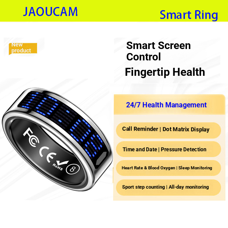 Health Monitors - 2026 Smart Ring Call ID Reminder