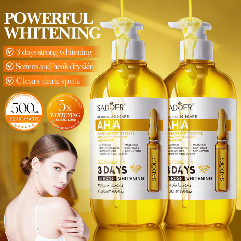 SADOER AHA Whitening Body Esse - Hyaluronic Acid Facial Serum recension och pris