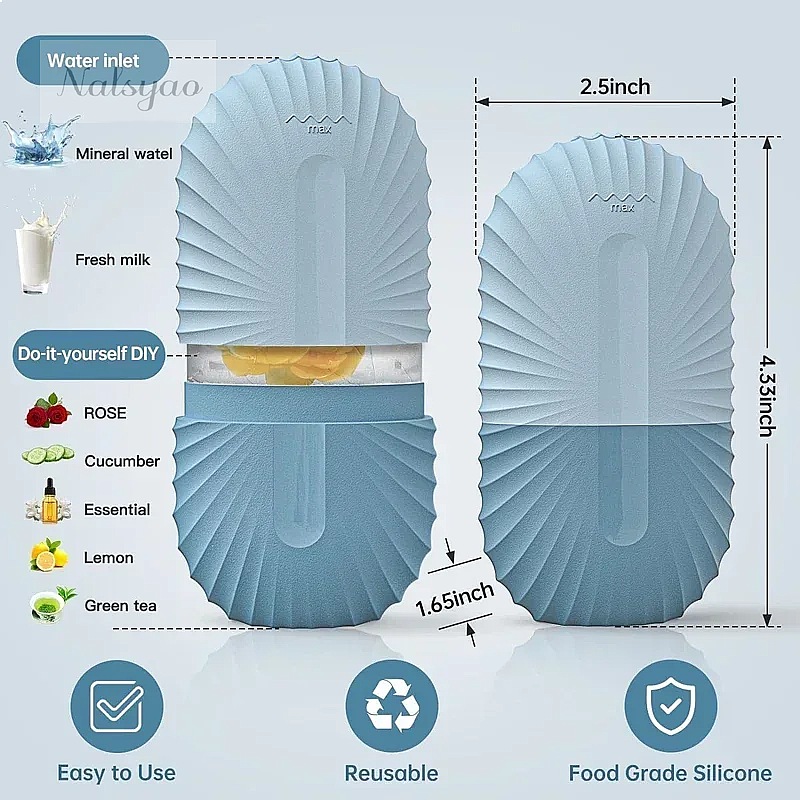 Ice Face Roller 1PCS Silicone  - Face Ice Roller Puffiness recension och pris