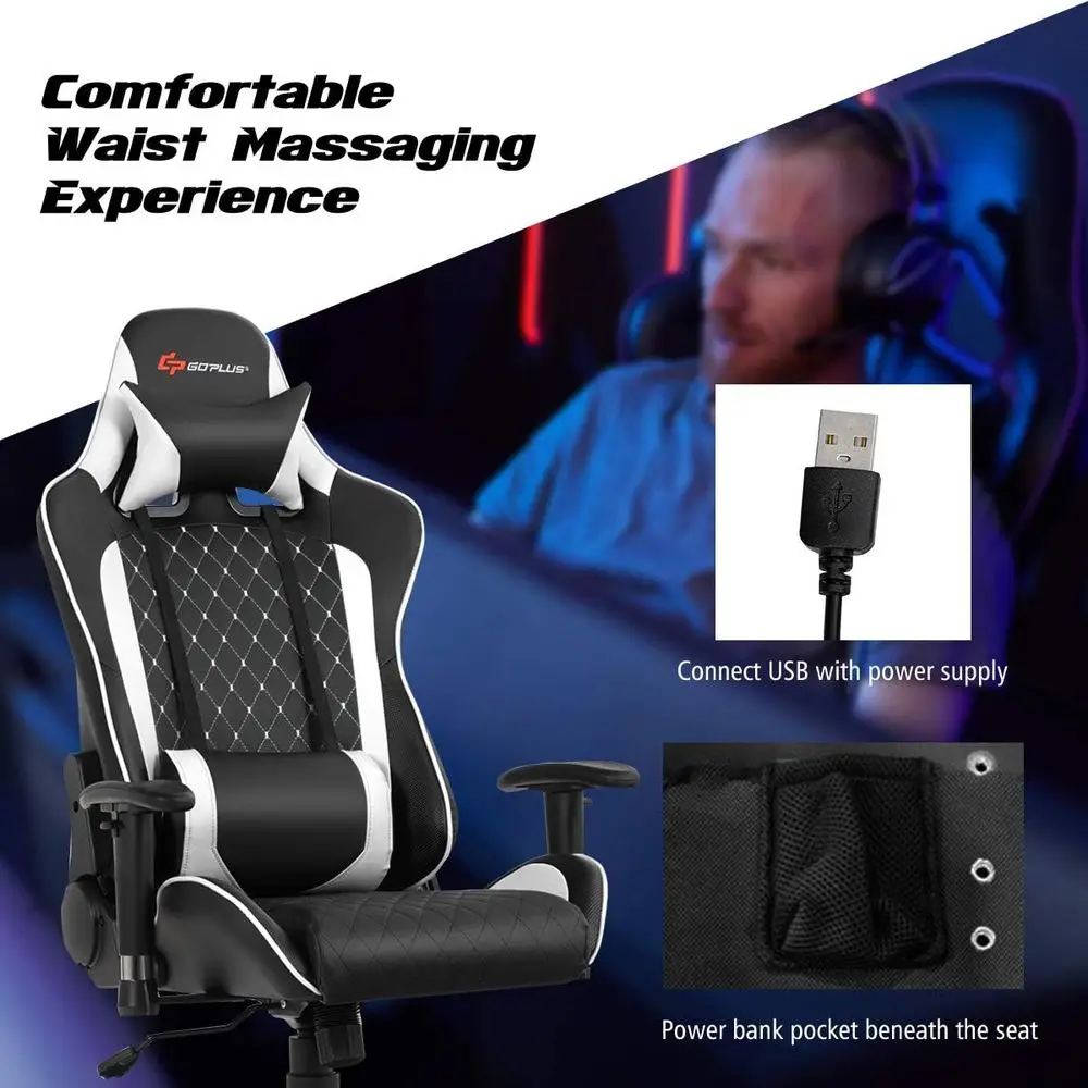 Ergonomic Adjustable Gaming Re - Massage recension och pris