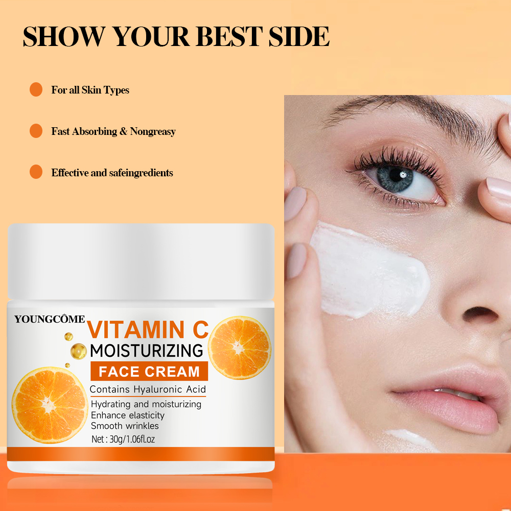 Vitamin C Moisturising Cream R - Hyaluronic Acid Facial Serum recension och pris