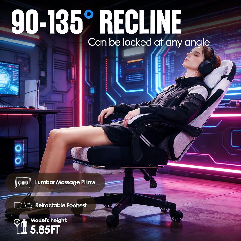 Gaming Chair with ket Spring C - Massage recension och pris