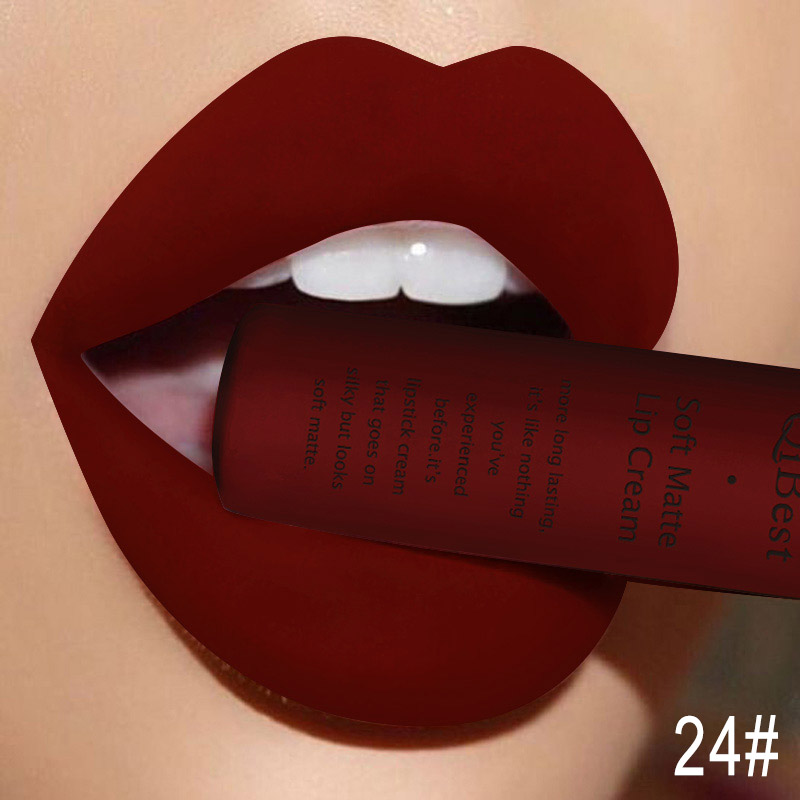 QIBEST Sexy Velvet Matte Lip G - Matte Velvet Lip Tint Long Lasting recension och pris