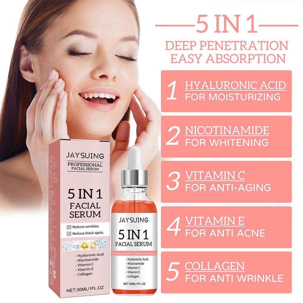 5-in-1 Vitamin C & Hyaluronic  - Hyaluronic Acid Facial Serum recension och pris
